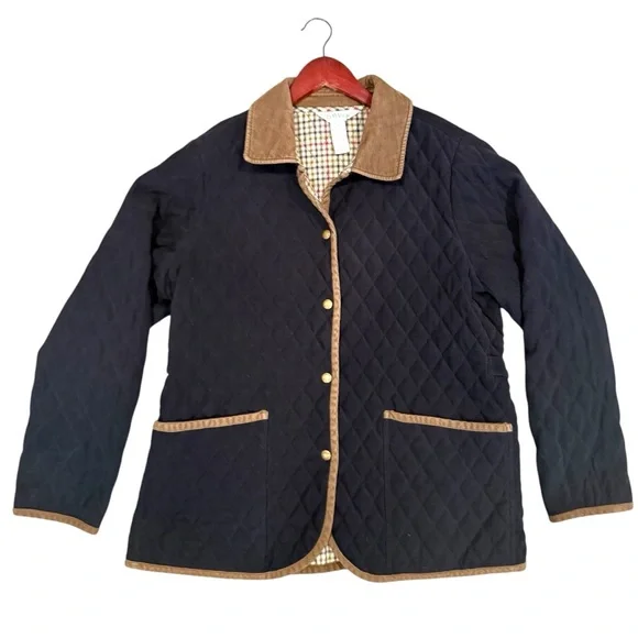 Orvis Womens Barn Jacket Equestrian Chore Coat Flannel Lined Thinsulate Medium - Picture 1 of 15